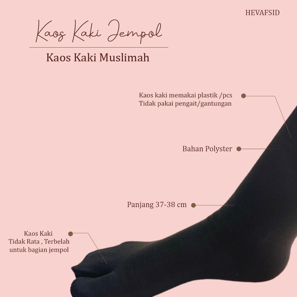 Kaos Kaki Jempol (Kaos Kaki Muslimah)