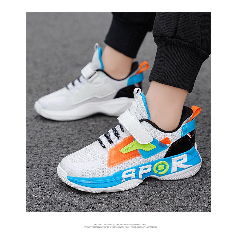 Minipetite SH2237 Sepatu olahraga sekolah anak sepatu lari anak laki-laki dan perempuan kasual untuk anak TK SD SMP usia 3 sd 12 tahun size 28-39