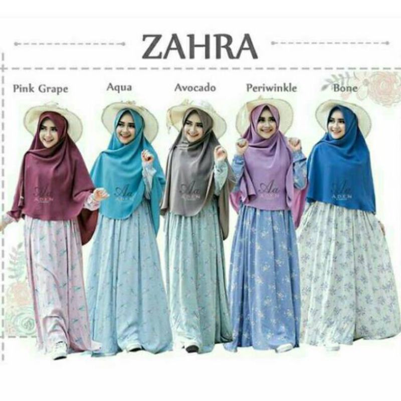 Zahra dress set Rania khimar(Zahra bone size s)