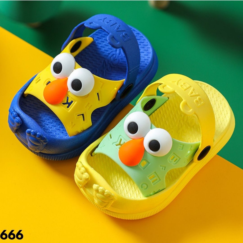 SANDAL OMILES ANAK UNISEX IMPORT COMFY NYAMAN KARET ANTI SLIP UNIK KARTUN LUCU TERBARU 666