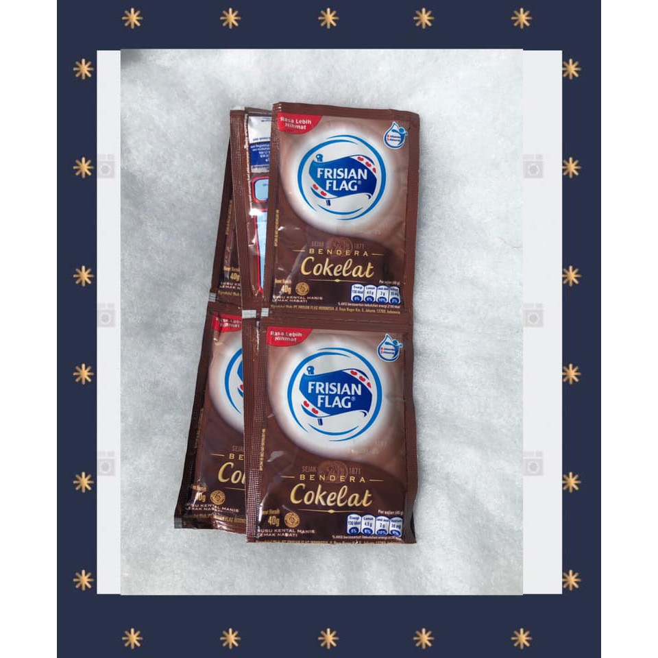 

Susu Bendera Kental Manis Coklat 6 sachet