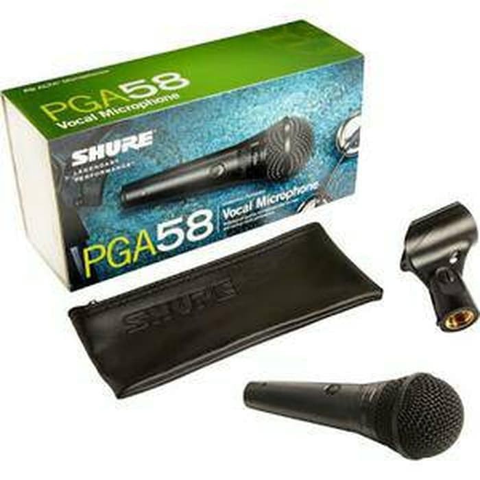 Murah     Mic Kabel Shure Pga 58 Vokal Original