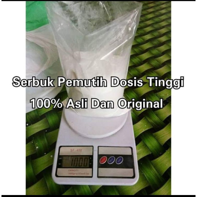 SERBUK PEMUTIH DOSIS TINGGI 1 KG
