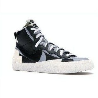 NIKE BLAZER MID(SACAI BLACK GREY)ORIGINAL100%