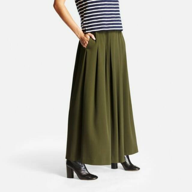 UNIQLO  Uniqlo WOMEN Drape Wide Leg Flare Pants