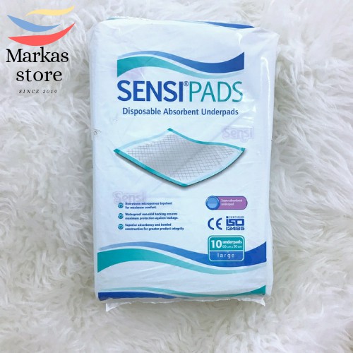 Sensi Pads Underpads Pad Underpad Sensi 60x90cm Popok Dewasa L Shopee Indonesia