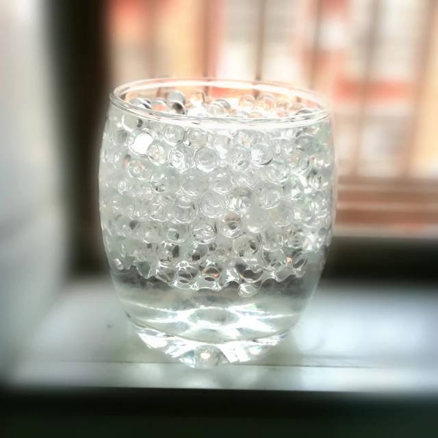 Terbaik Grosir (1kg) Water Beads Kecil Grow / Magic Jelly Balls / Hydrogel Crystal bening /