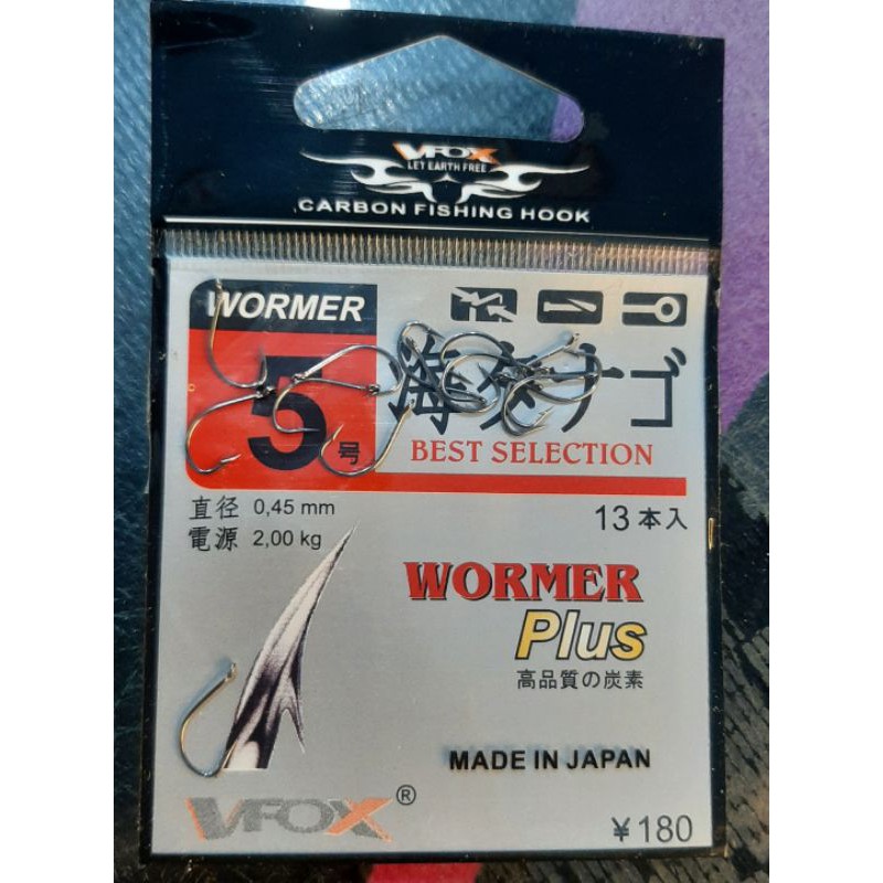 Sale kail Vfox Wormer no 5,6,7,14