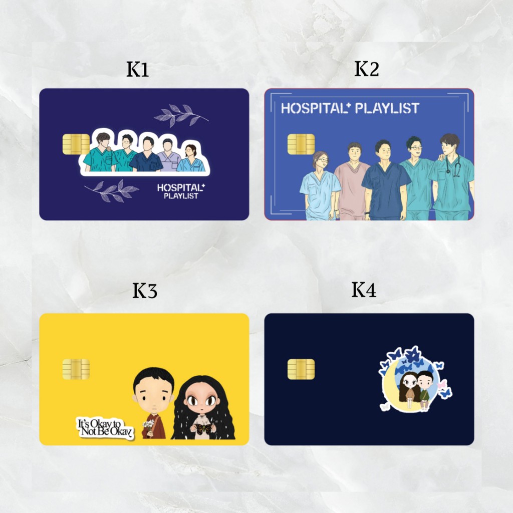 SEASON 1 KOREAN VIBES - Card Cover Skin Sticker – PLIATA Stiker Kartu ATM, E-Money, E-Toll