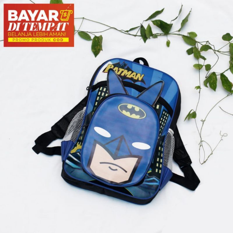 TAS ANAK BATMAN TAS SPIDERMAN KARAKTER ANAK SEKOLAH TK SD