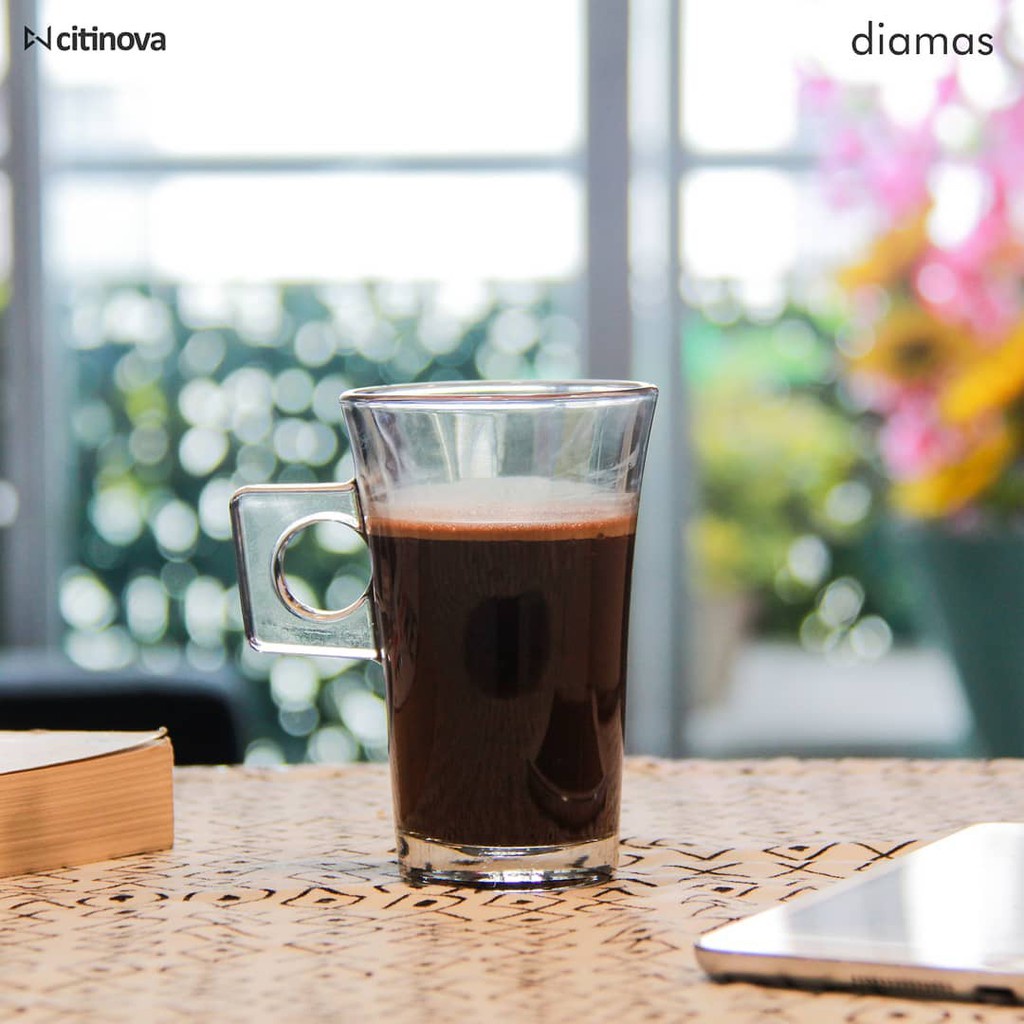 Gelas Kopi- Gelas Gagang- Gelas Kaca- Gelas