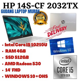 Laptop Hp 14s Cf1051tu N 4205 Ram 4gb Ssd 512 14 Vga Intel Windows 10 Shopee Indonesia