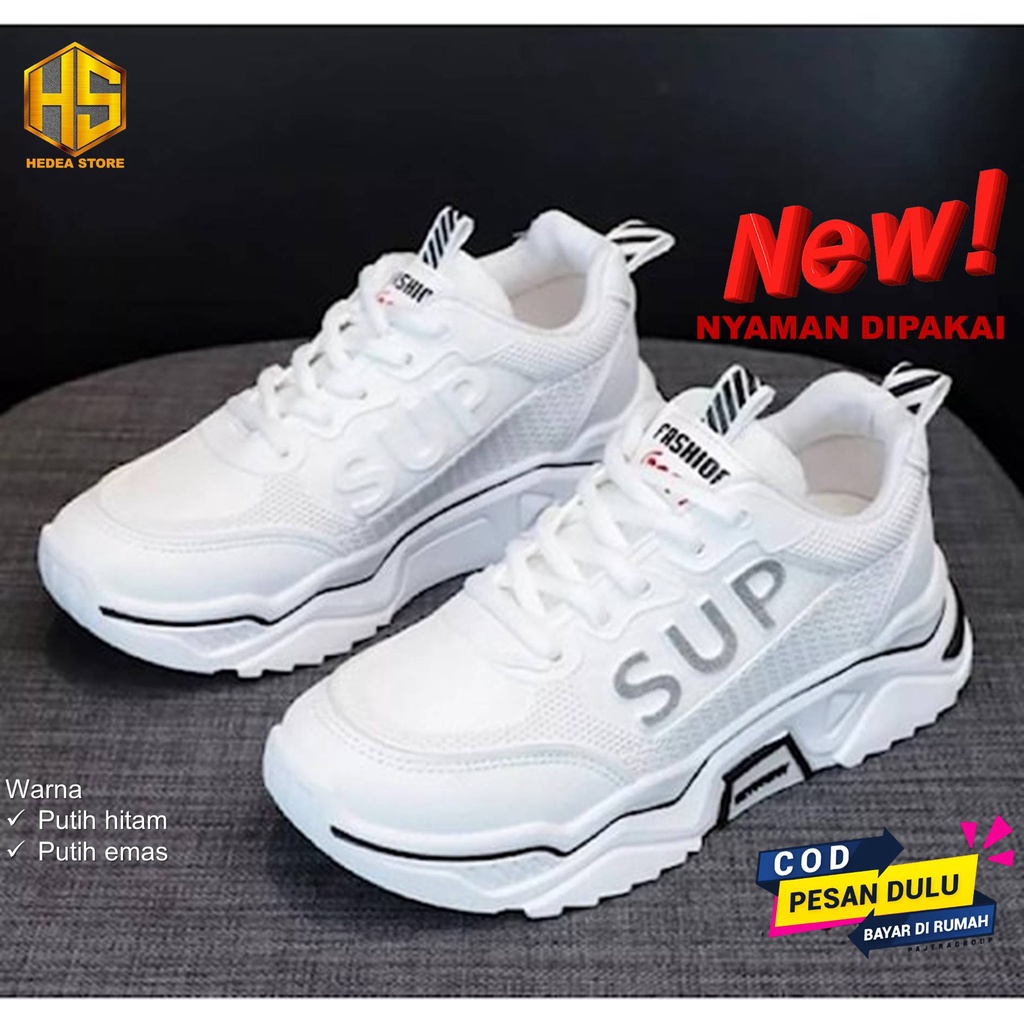 Fashion sepatu spatu shoes sneakers remaja / dewasa / wanita perempuan cewek cewe joging olahraga sp