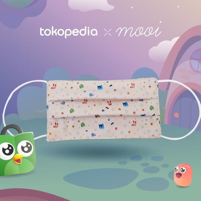 MASKER ANAK TOPED UNIVERSE - CREAM