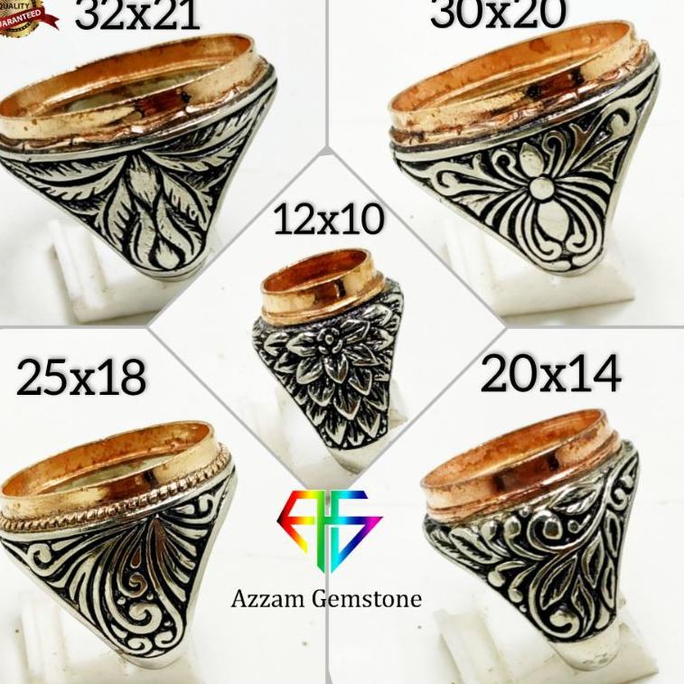GRATIS ONGKIR Cincin Ring Emban Koin Alpaka Super kombinasi SuasaTembaga bkn perak stainless kuningan (ART. 8112)