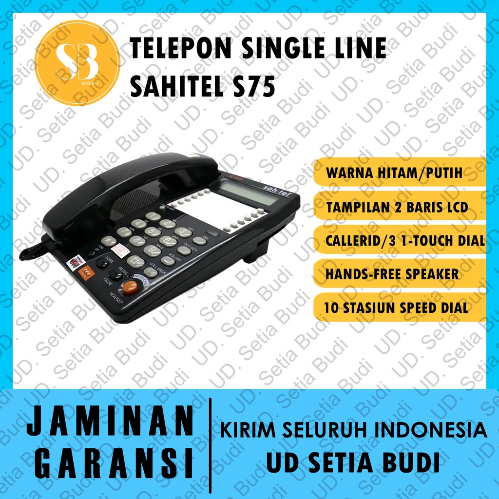 Telepon Single Line Sahitel S75