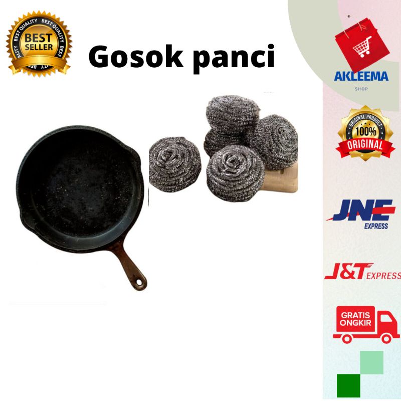 Gosok Panci Kawat Magig Honaga Sabut Cuci Stainles Anti Karat Murah Dan Bersih Honaga T30