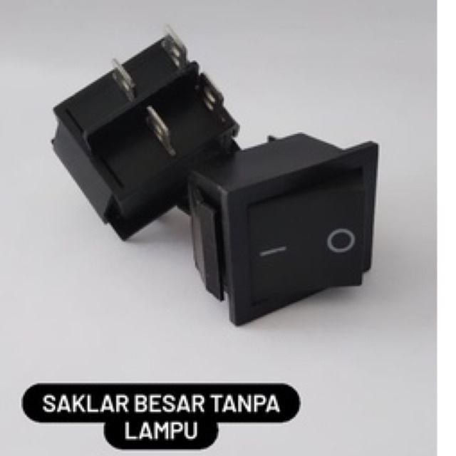 SAKLAR BESAR 3 pin HITAM