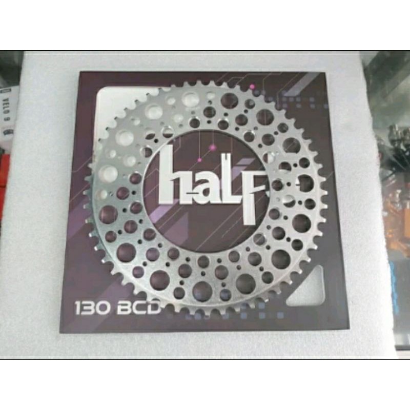 CHAINRING GT HALF 5 DELUNA CHROME FOLDING BIKE