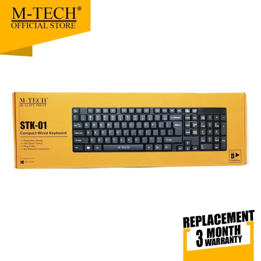 Keyboard USB M-tech STK-01  STK01 Standart