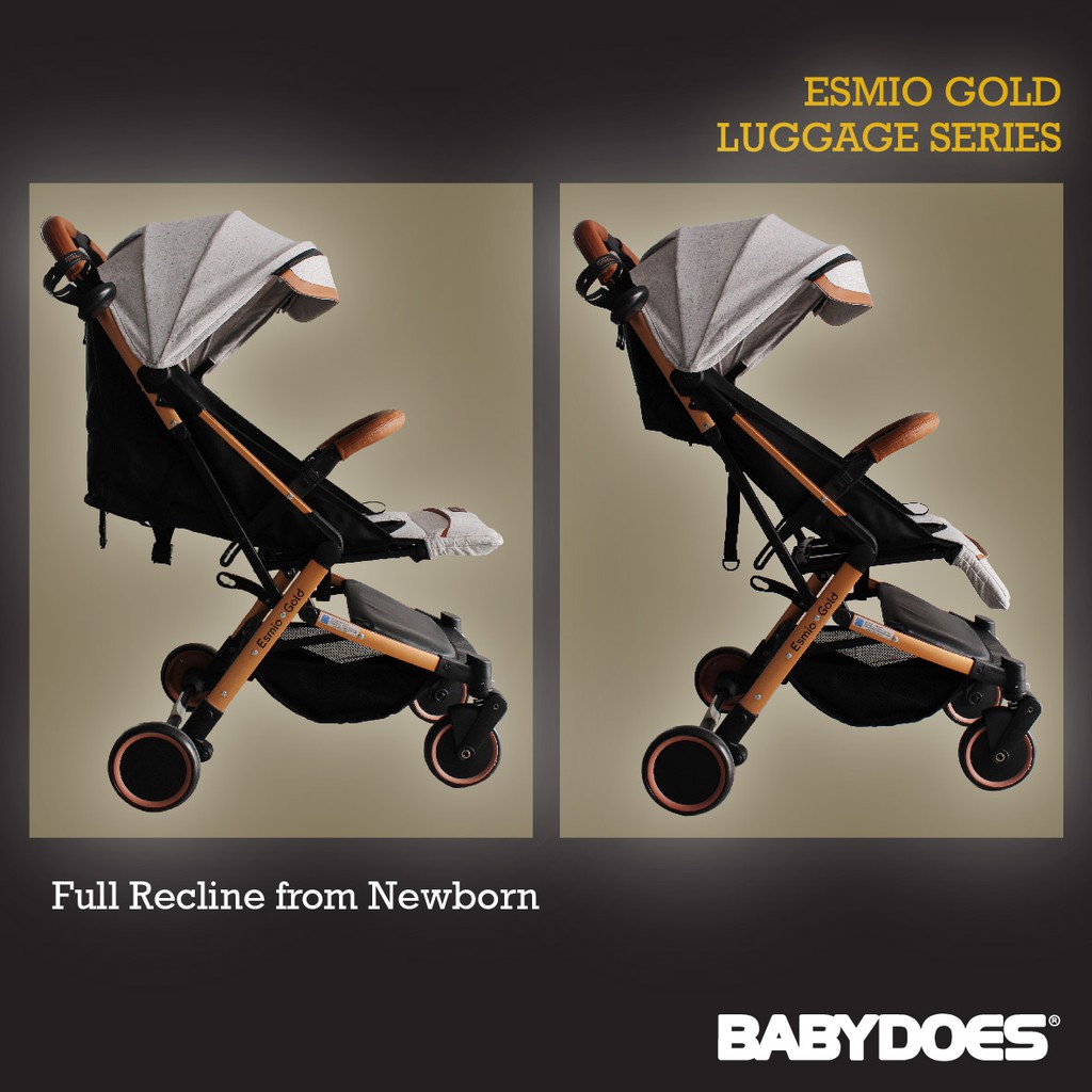 Baby Does Esmio Gold Baby Stroller / Stroller Kereta Dorong Bayi BabyDoes Esmio Gold