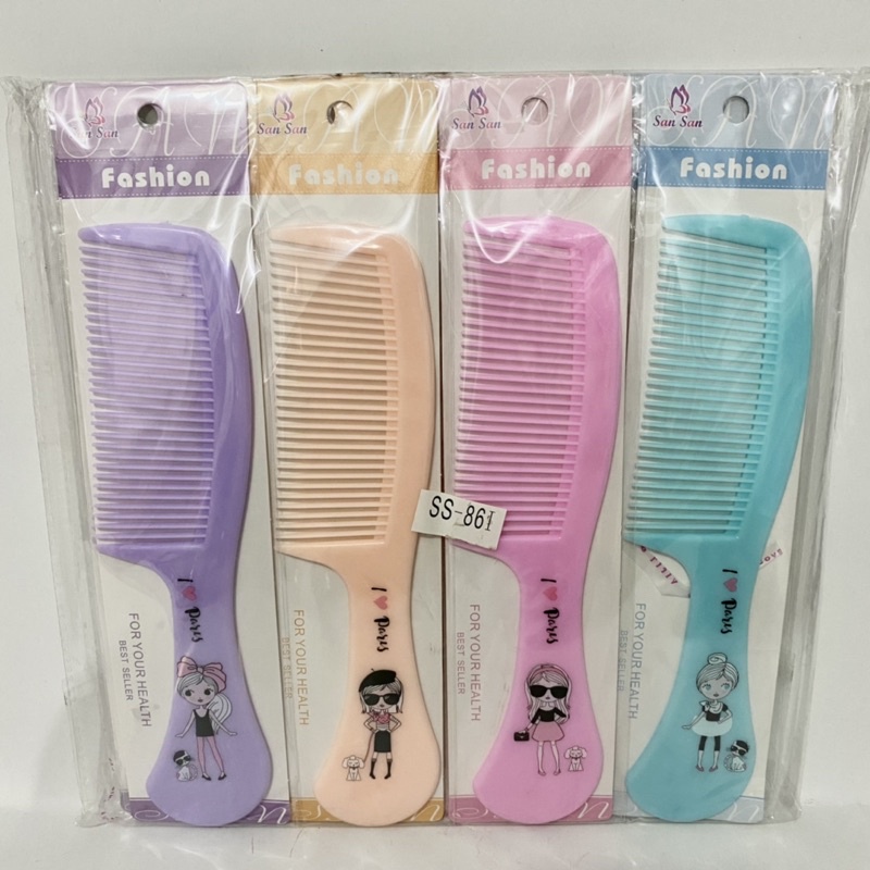 Sisir Rambut Plastik / Sisir rambut panjang / sisir rambut kokoh / Sisir rambut karakter / Sisir rambut warna