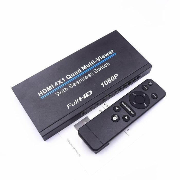 HOT - HDMI FULL HD VIDEO MIXER SEDERHANA 4 CH