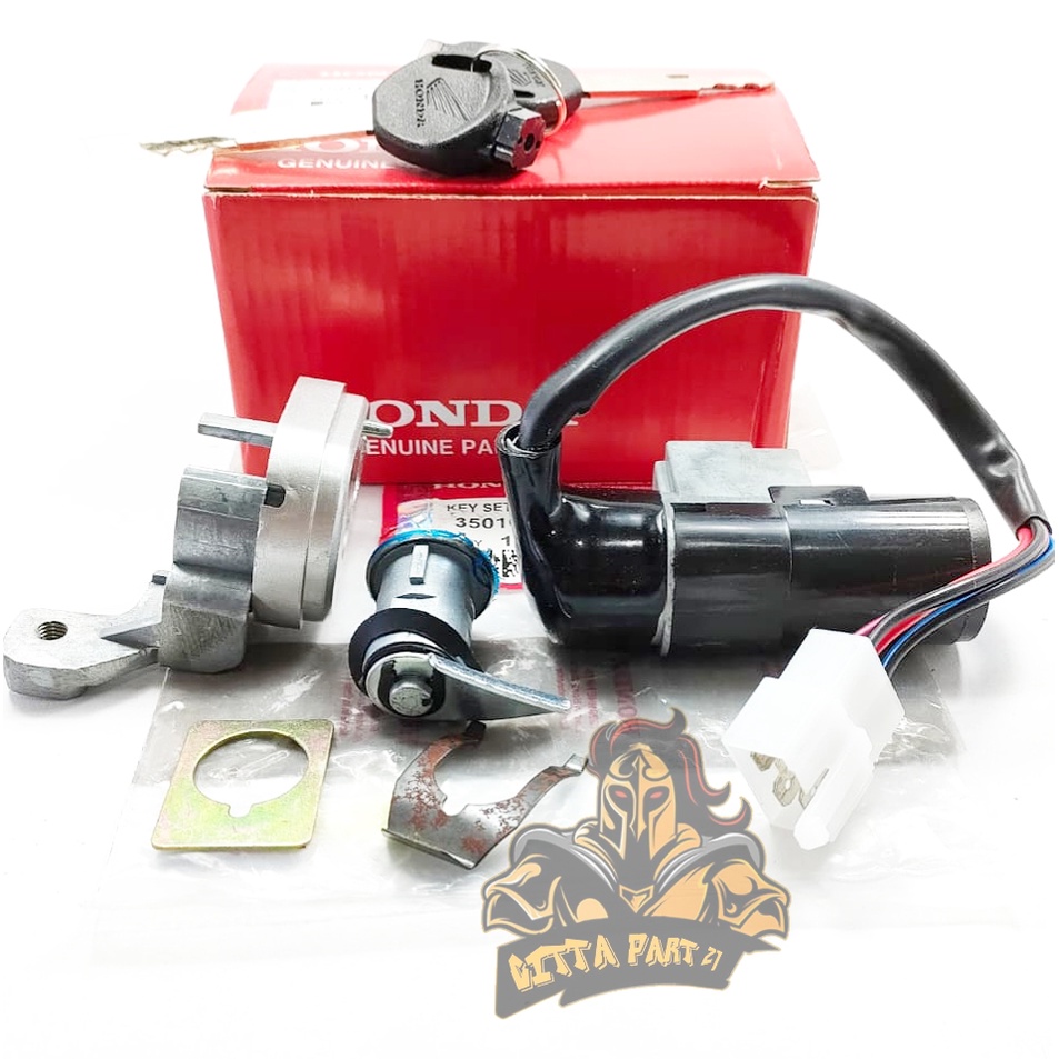 KUNCI KONTAK SET PLUS KUNCI JOK ASLI ORIGINAL HONDA KVL SUPRA X 125 FI KUALITAS ASLI ORIGINAL HONDA AHM DIJAMIN AWET DAN MANTAP SUPRA X 125 FI INJEKSI