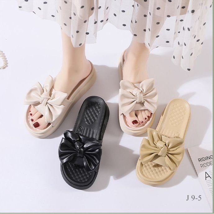 SANDAL WANITA SLOP WEDGES SAKUNA 9-5