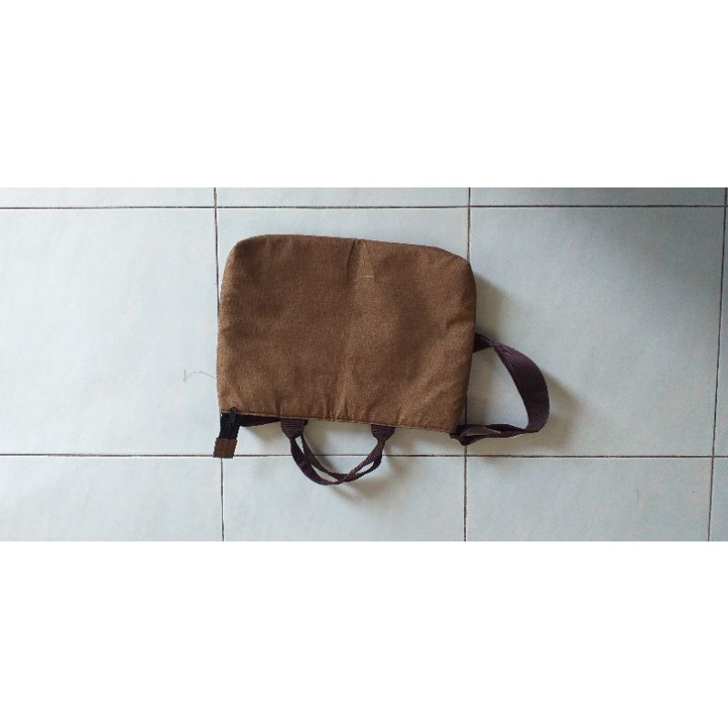 Obral murah tas unisex coklat trendy