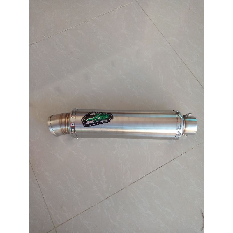 slincer knalpot racing jrm tabung 25 cm inlet 50 mm gahar bukan ori original