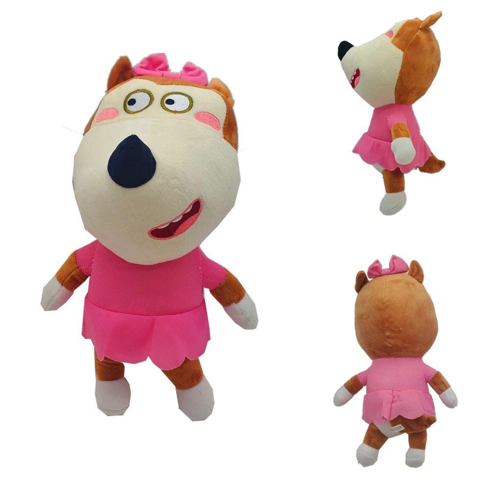 Lanfy Mainan Boneka Kartun Anime Wolfoo Ukuran 30cm Untuk Anak