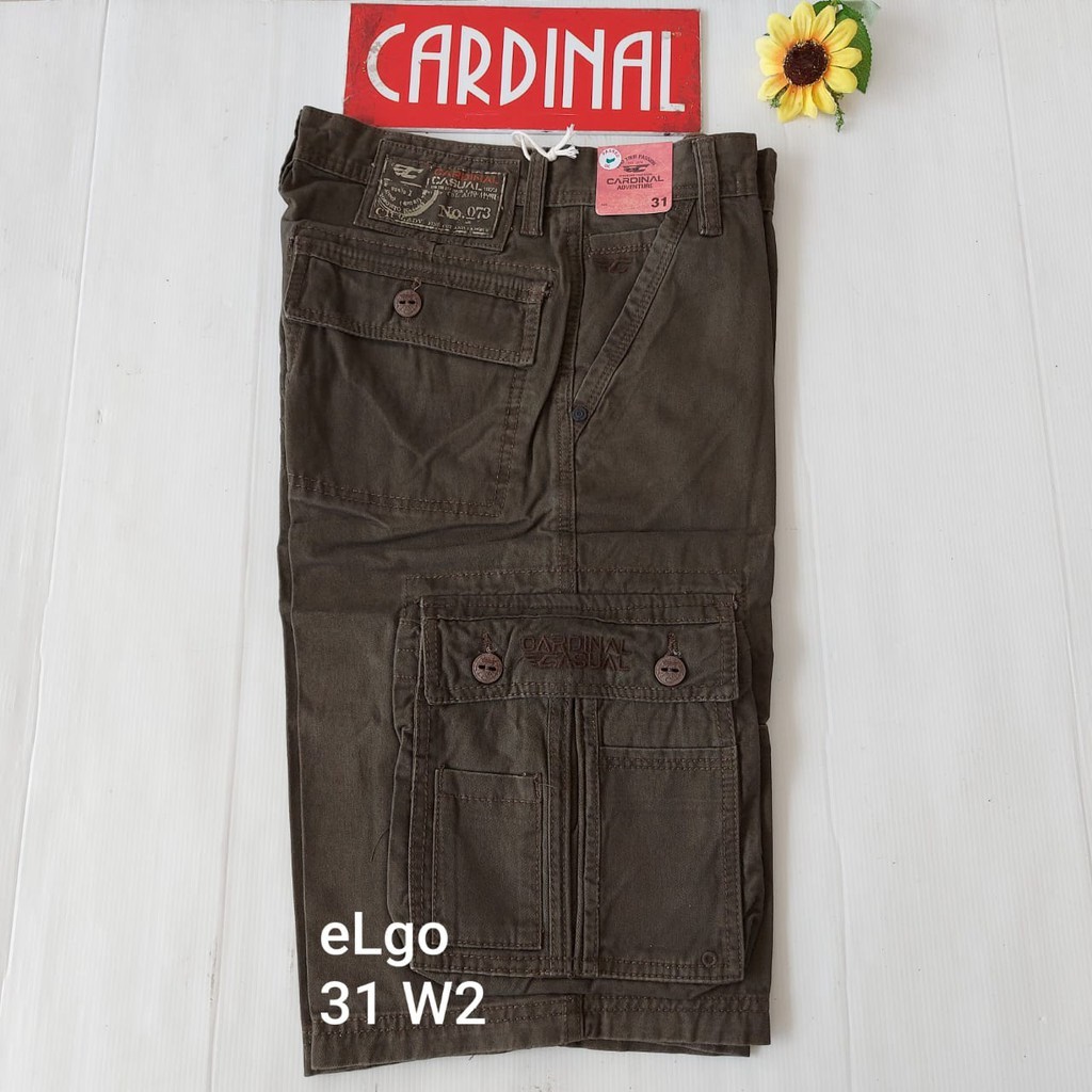 BB 31- W KPL CARDINAL KEMPOL CASUAL Celana Pendek Kempol Fashion Pria Brand Kekinian