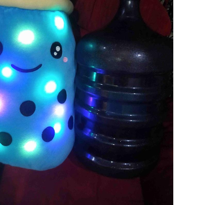 ○ Boneka Boba Milk Tea JUMBO LED Berlabel SNI ➢