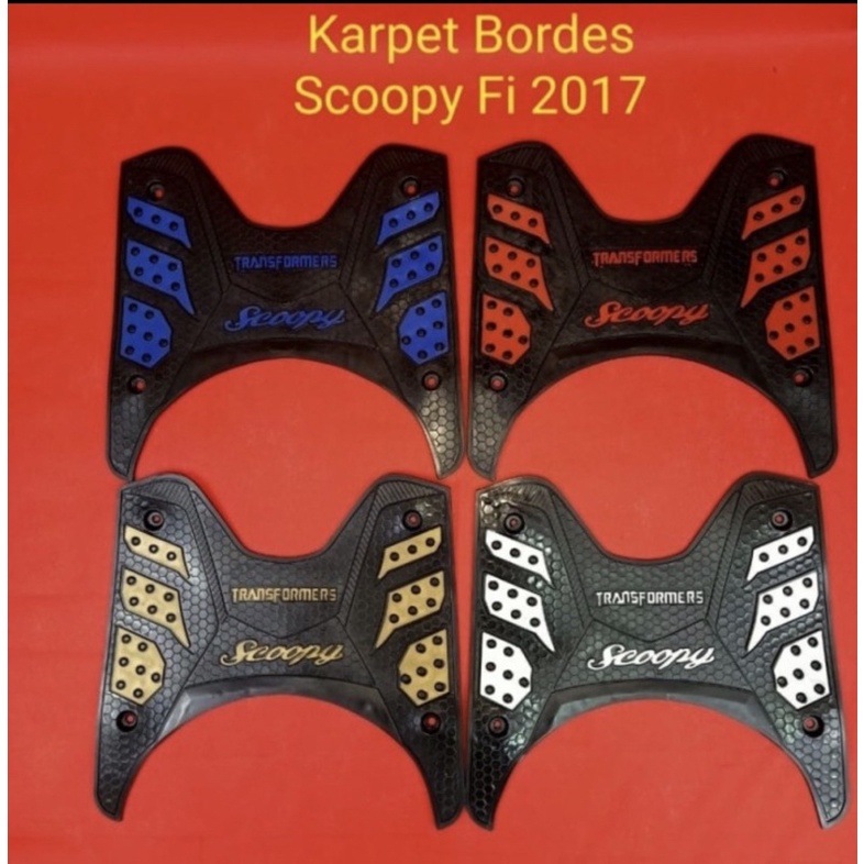 karpet alas pijakan kaki / bordes scoopy Fi 2017