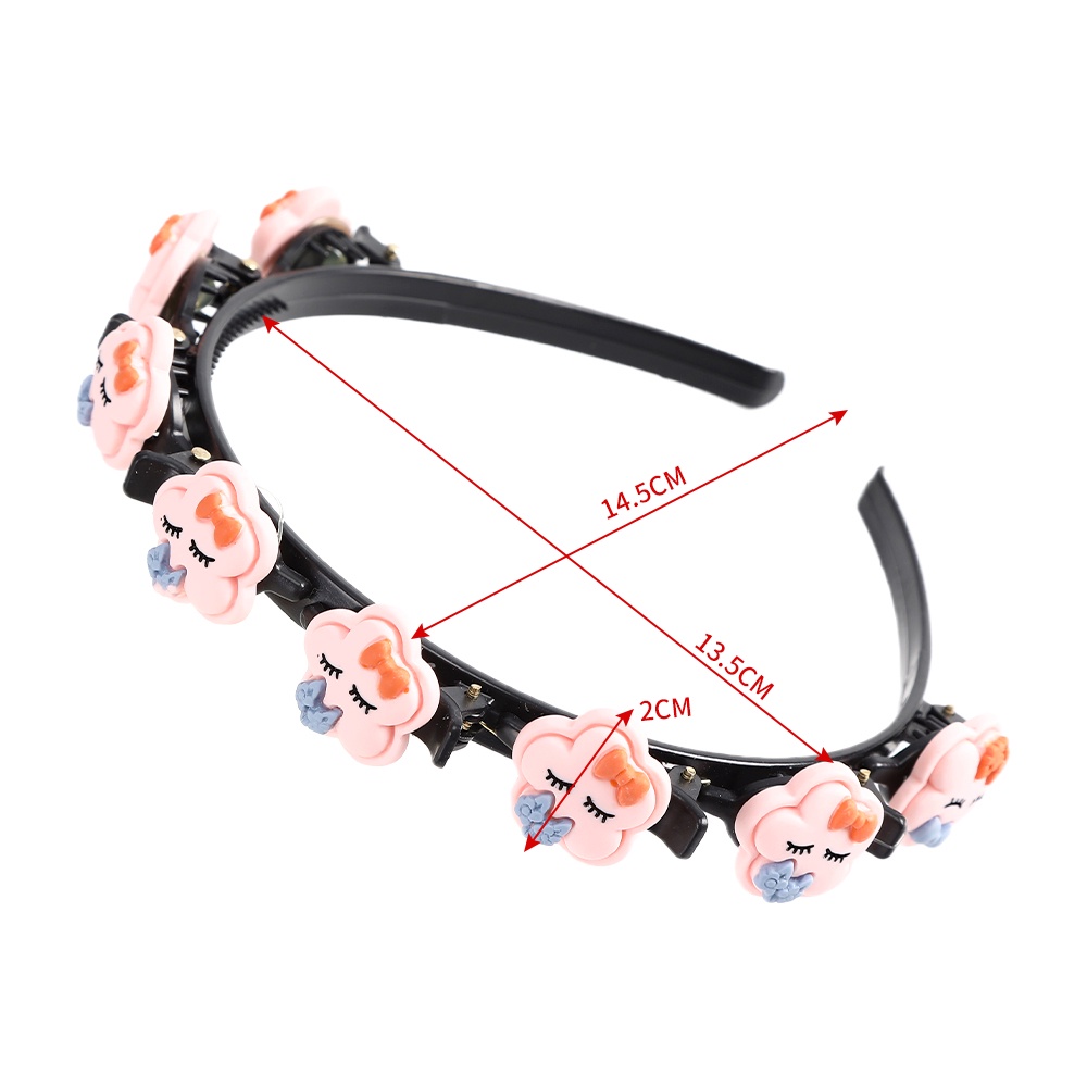 Korean Children Braided Headband for Kids Cute Sweet Face Washing Hairband Women Hair Accessories