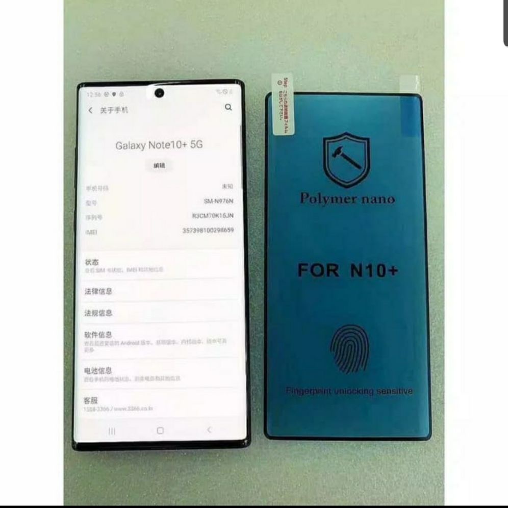 Anti Gores Samsung S10 Plus Polymer Nano