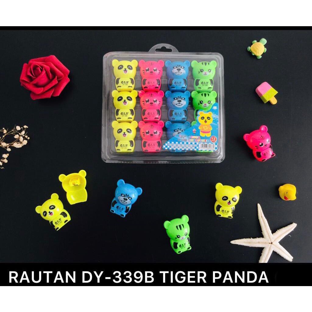 

AS888 - Serutan Pensil / Rautan Pensil Mika Mini Karekter Tiger & Panda. Termurah DY339