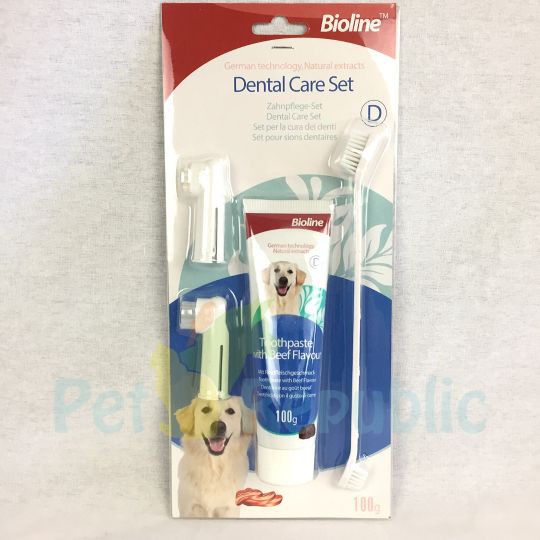 

BIOLINE Pet Dental Care Set ( Sikat gigi pasta anjing dan kucing)