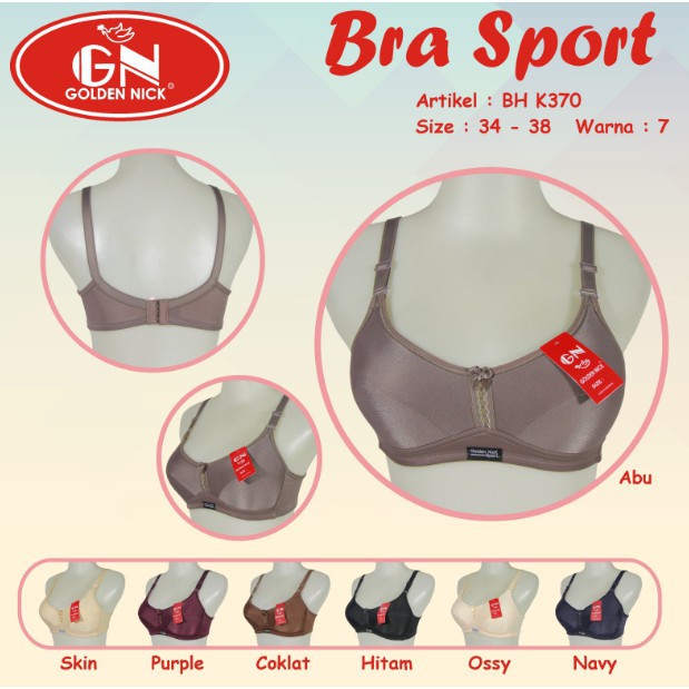 [BAYAR DI TEMPAT] BH BRA GOLDEN NICK TYPE K370 SPORT TERMURAH TERBAIK ORIGINAL
