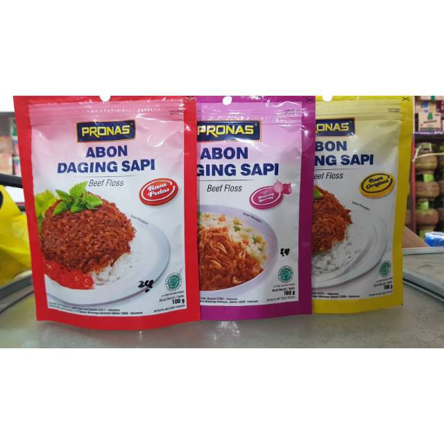 PRONAS ABON DAGING SAPI 100GR