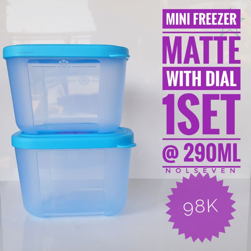 Mini freezermate tupperware with dial
