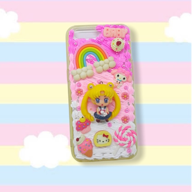 CHOCO Decoden case Handmade bisa untuk semua type hp