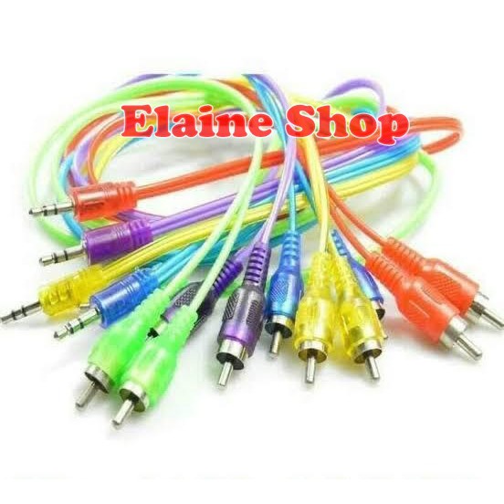 Kabel Aux 2in1 Kabel Audio 2in1 Kabel HP ke Speaker Salon Aktif