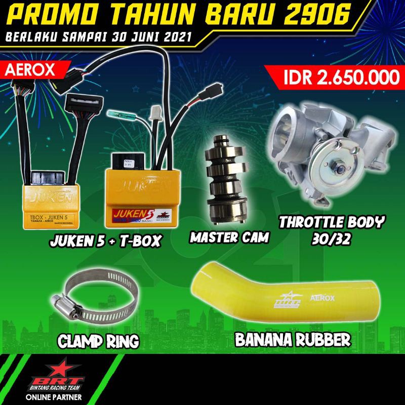 ECU JUKEN 5 + CAM +THROTTLE BODY AEROX