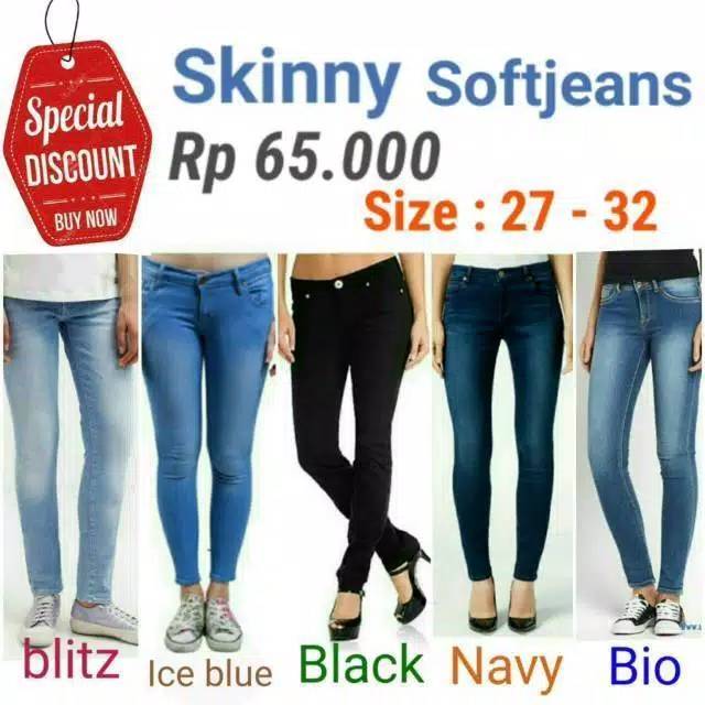 SALE CELANA  PANJANG  WANITA  JEANS  SKINNY IMPOR 4 Shopee  