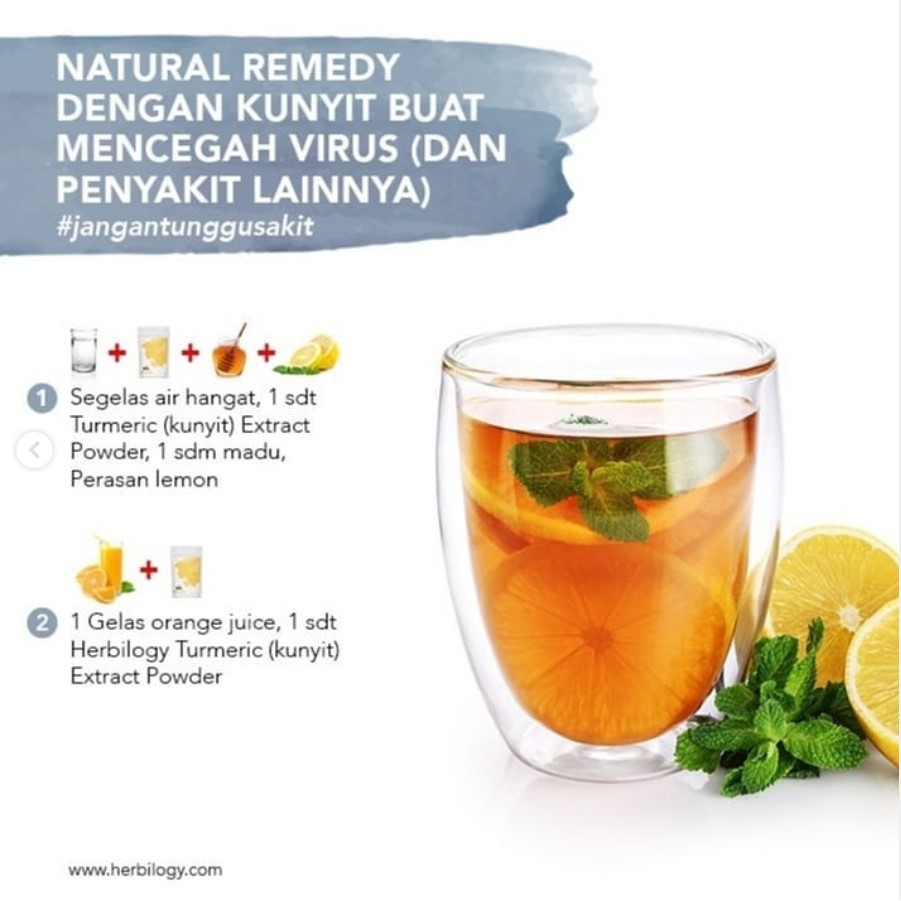 HERBILOGY Turmeric Extract Powder (Kunyit) 100g
