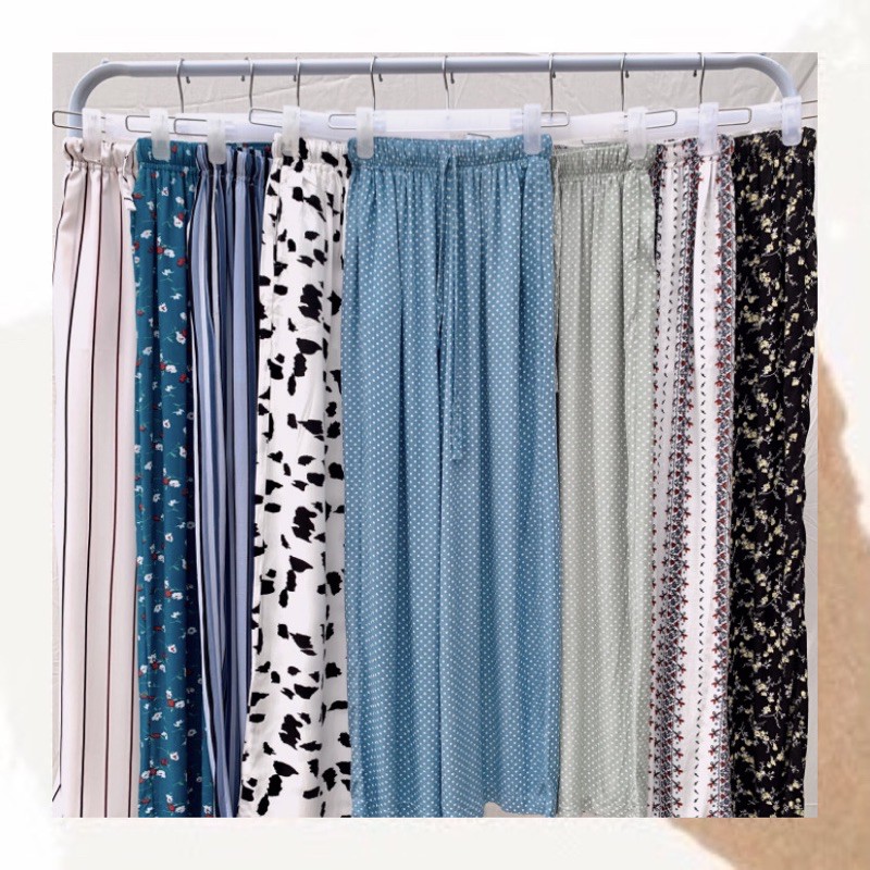 KULOT RAYON PANTS WIDE DRAPE