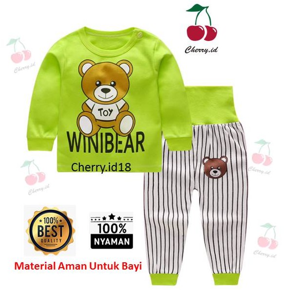 (0Bln-4Thn) COD Setelan Piyama Bayi / Setelan Piyama Anak / Piyama Anak Import / Piyama Bayi Import / Pajamas PY12