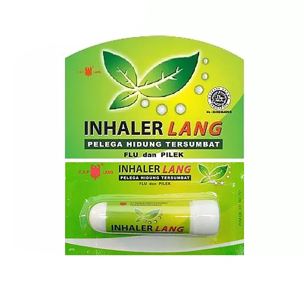 Bisa COD Inhaler Lang Cap Lang 1 Pcs - Inhaler Pelega Hidung Tersumbat Pilek - Inhaler Obat Flu Dan Pilek - I